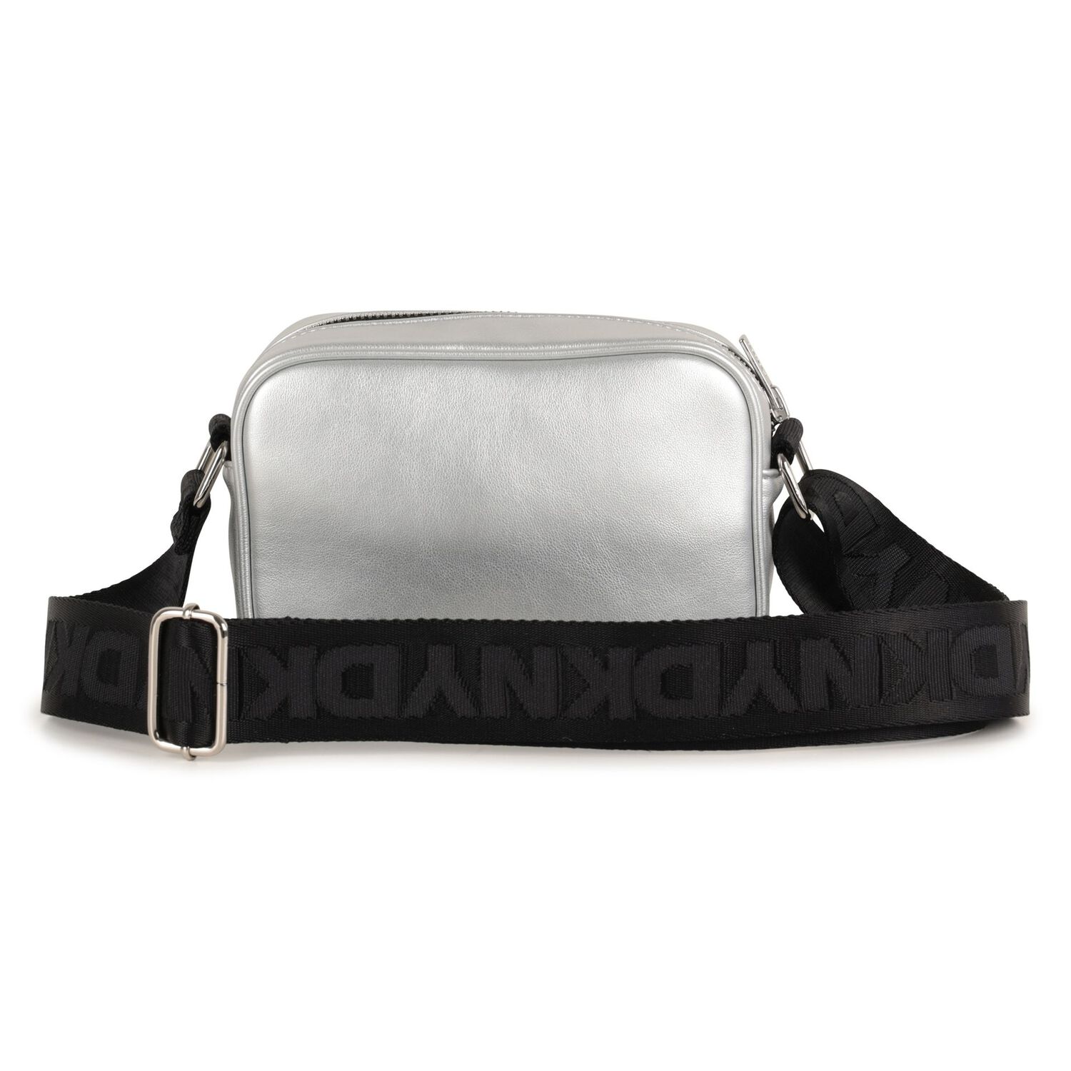 Girls Silver Logo Bag, 1, hi-res