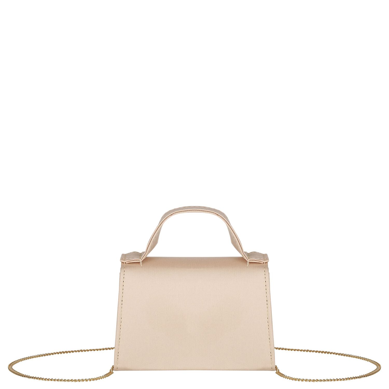 Girls Beige Crepe Handbag, 3, hi-res