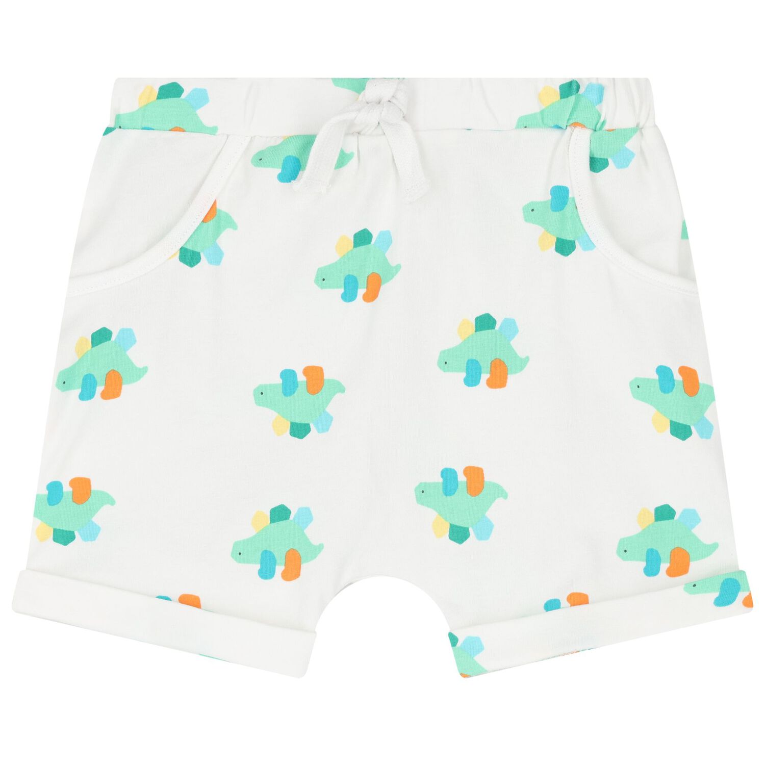 Baby Boys Green Dino Cotton Shorts Sets ( 2-Pack ), 1, hi-res