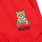 Girls Red Logo Shorts, 1, hi-res