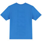 Boys Blue Logo T-Shirt, 3, hi-res