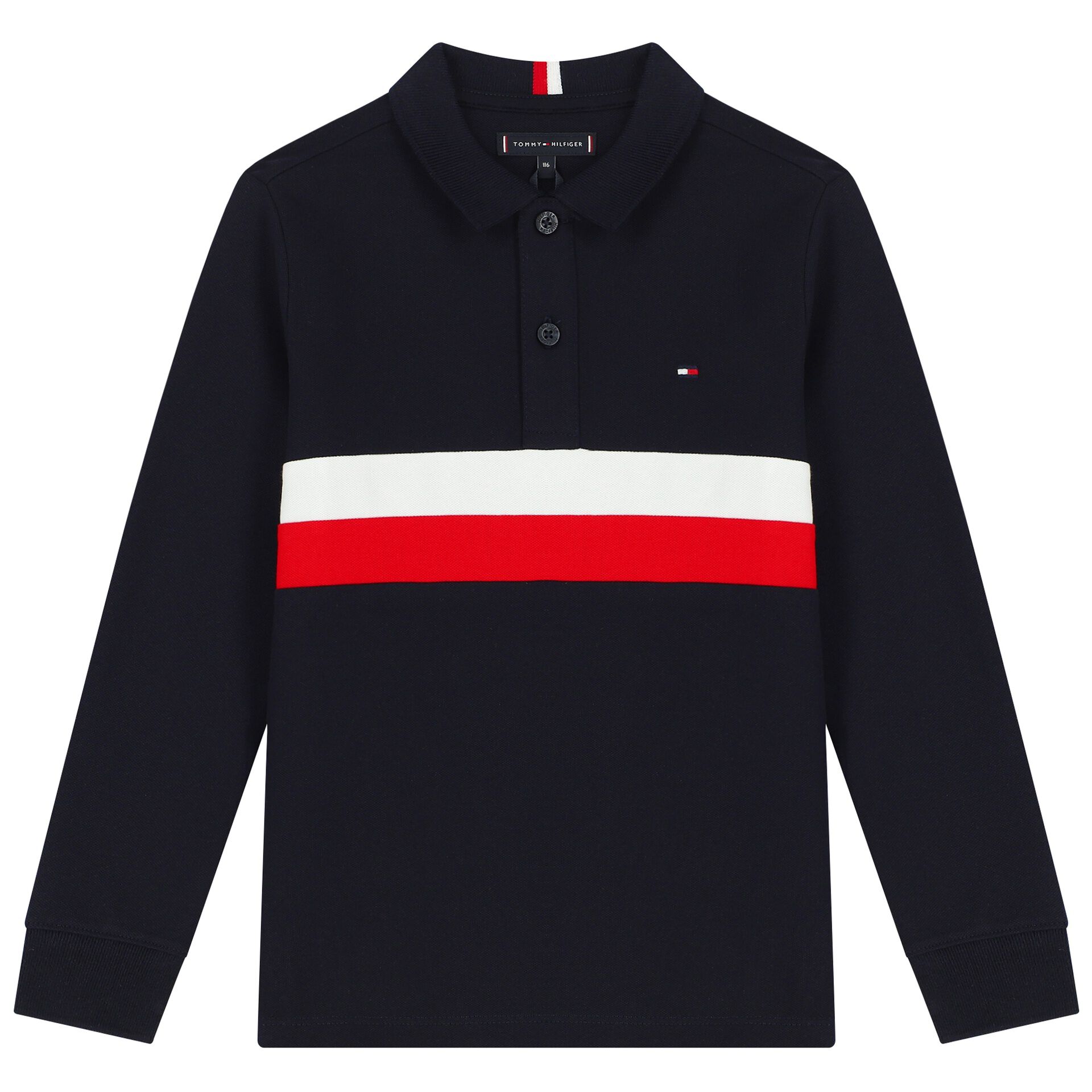 Red and blue tommy hilfiger shirt deals
