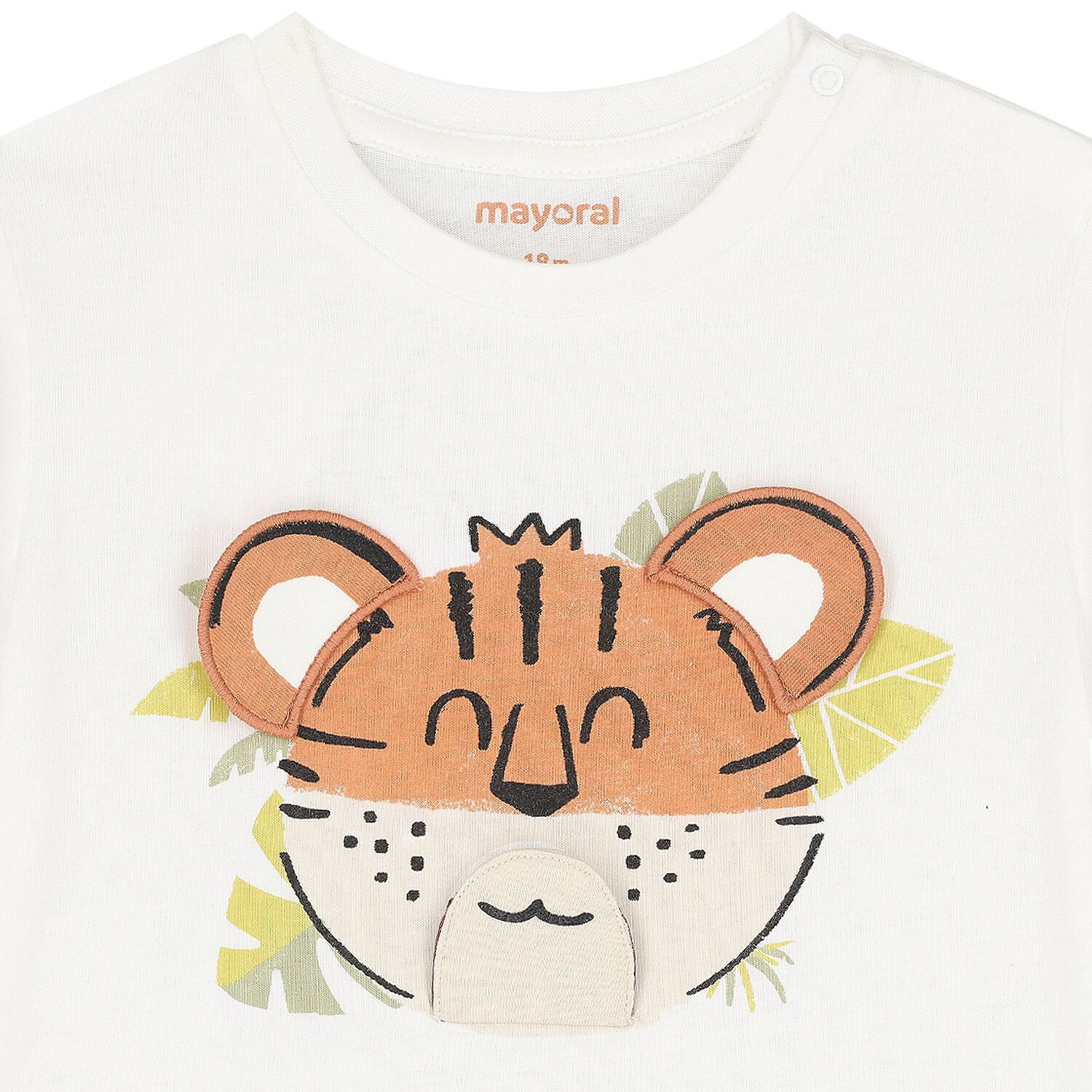 Younger Boys Ivory Lion T-Shirt, 1, hi-res image number null