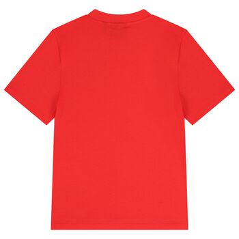 Boys Red Logo T-Shirt