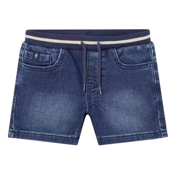 Younger Boys Blue Denim Shorts