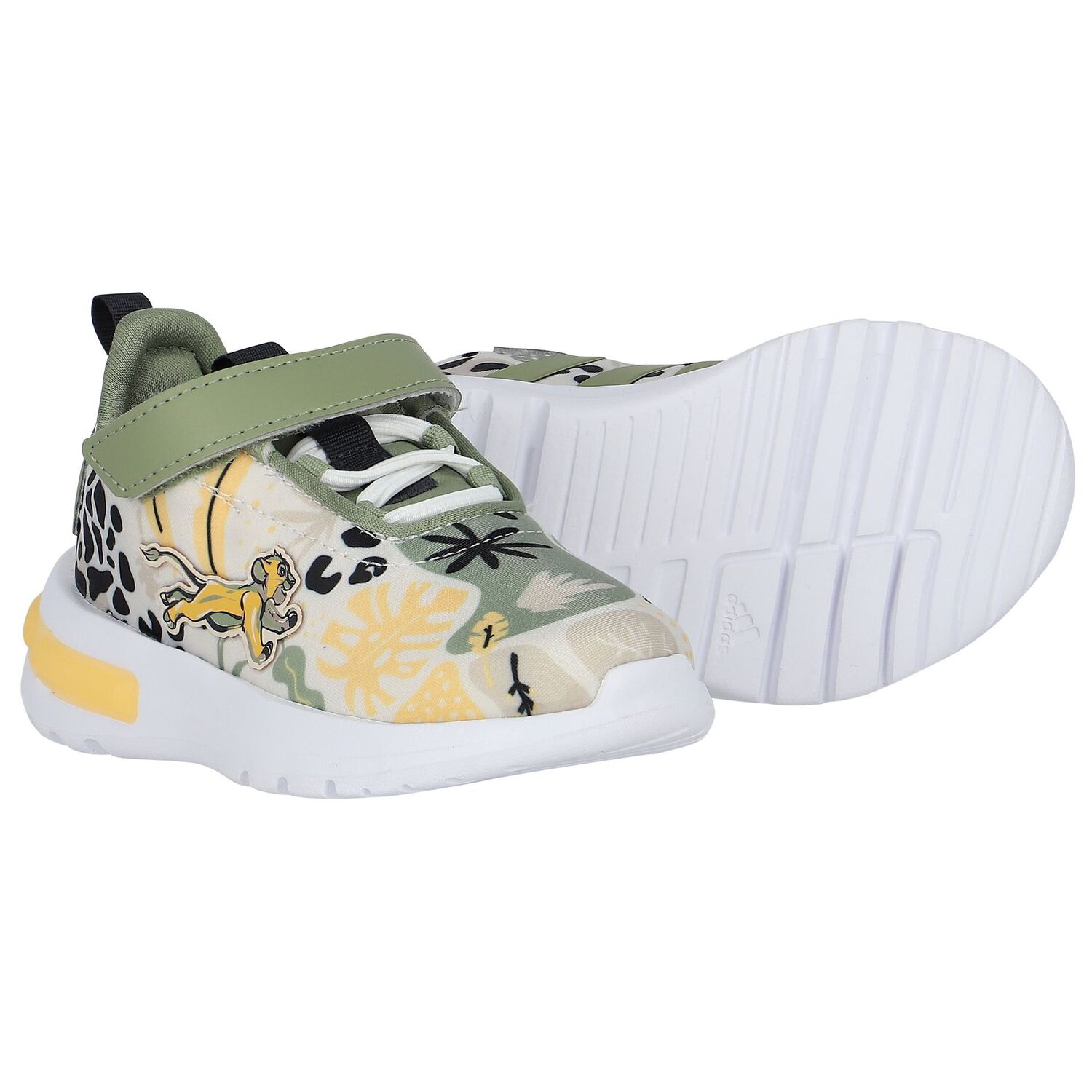 Beige Lion King Racer Trainers, 1, hi-res image number null