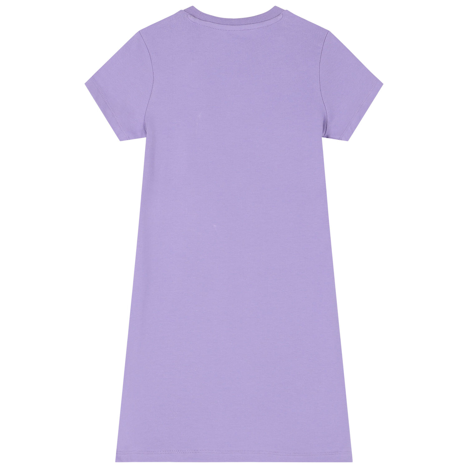 Girls Purple Trefoil Logo Dress, 2, hi-res