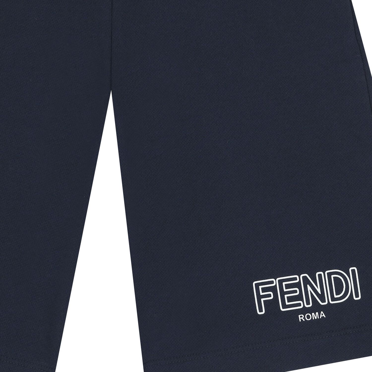 Boys Navy Blue Logo Shorts, 1, hi-res