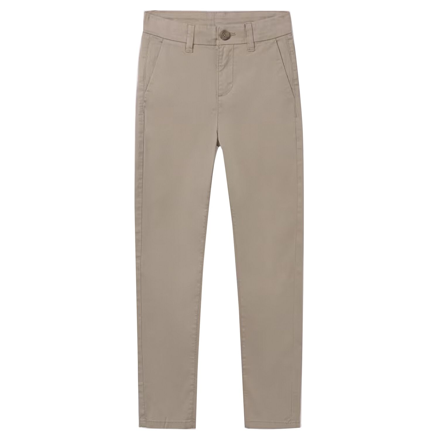 Boys Beige Chino Trousers, 3, hi-res image number null