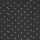 Girls Grey & Pink Polka Dot Dress, 1, hi-res