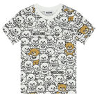 White Teddy Bear Logo T-Shirt, 2, hi-res
