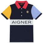 Boys Multi-Colored Logo Polo Shirt, 1, hi-res