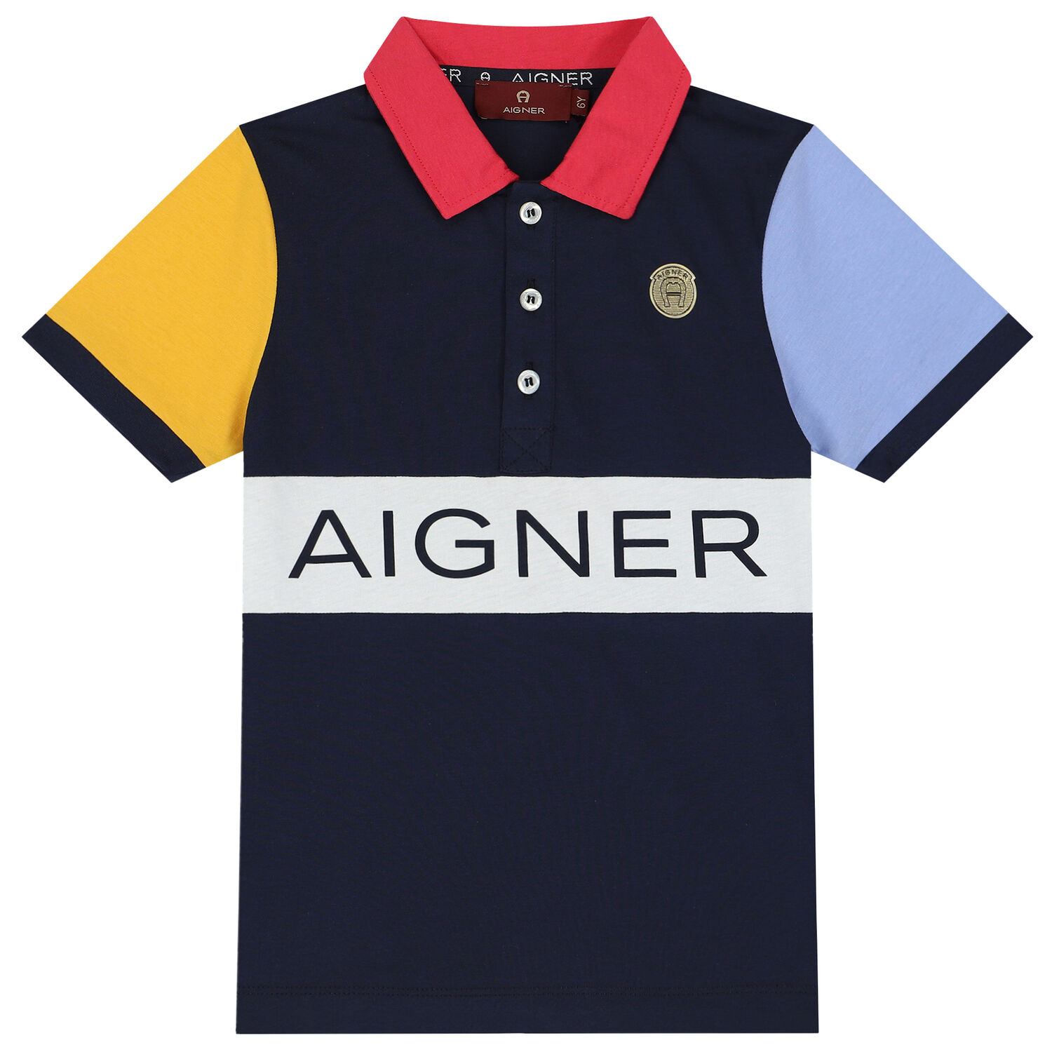 Boys Multi-Colored Logo Polo Shirt, 1, hi-res