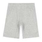 Boys Grey Logo Shorts, 1, hi-res