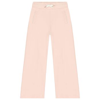Girls Pink Logo Joggers
