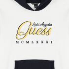 Boys Navy Blue & White Logo Tracksuit, 1, hi-res