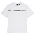 Boys White & Black Logo Shorts Set, 1, hi-res