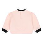 Younger Girls Pink & Black Logo Tulle Skirt Set, 1, hi-res