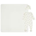Ivory Teddy Bear Babygrow Gift Set, 1, hi-res