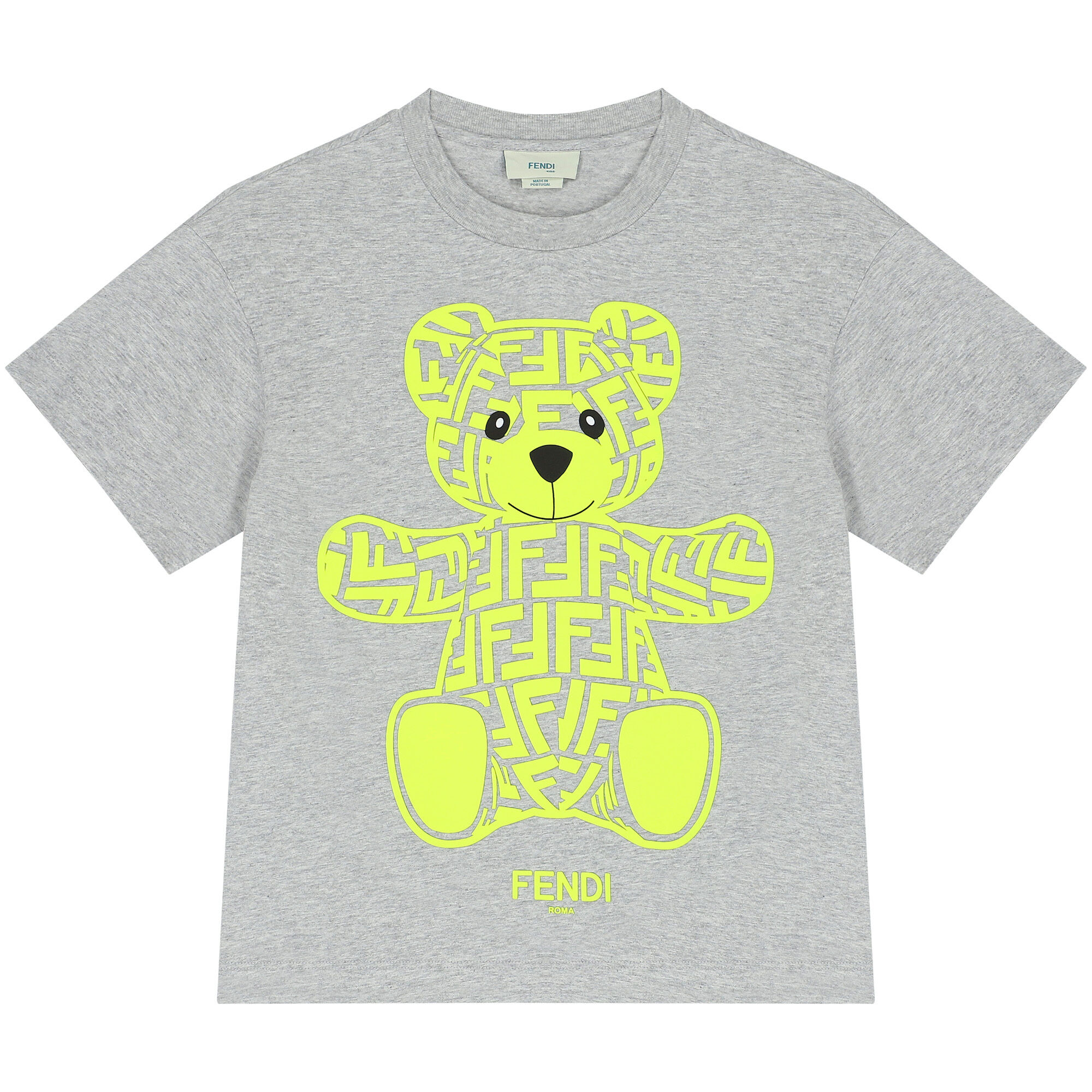 Fendi grey top t shirt