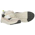 Boys Beige & Grey Trainers, 1, hi-res