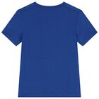 Boys Blue Logo T-Shirt, 3, hi-res