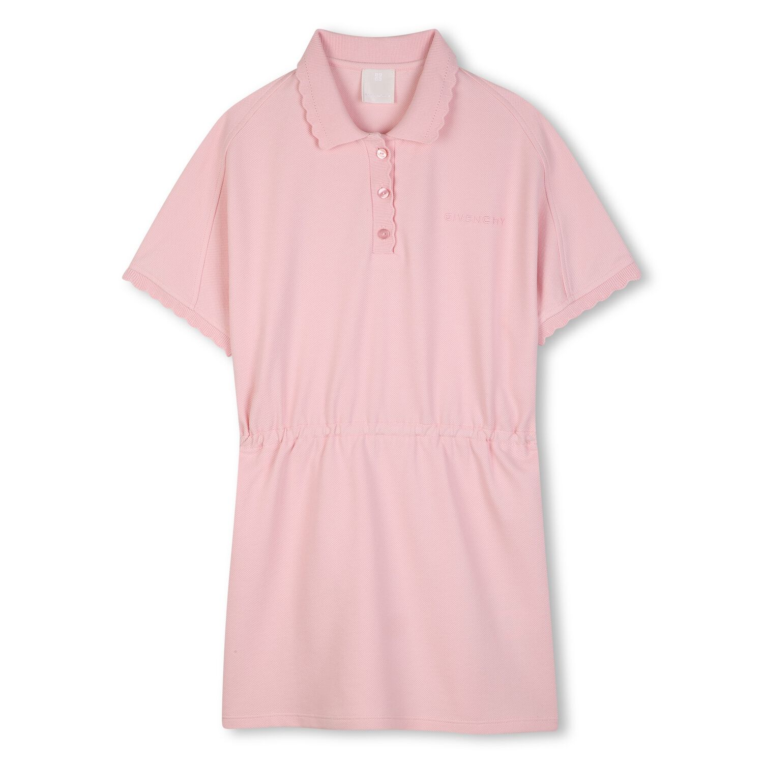 Girls Pink Logo Polo Dress, 1, hi-res