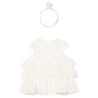 Baby Girls Ivory Tulle Dress Set, 2, hi-res