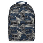 Blue & Ivory Logo Backpack, 1, hi-res