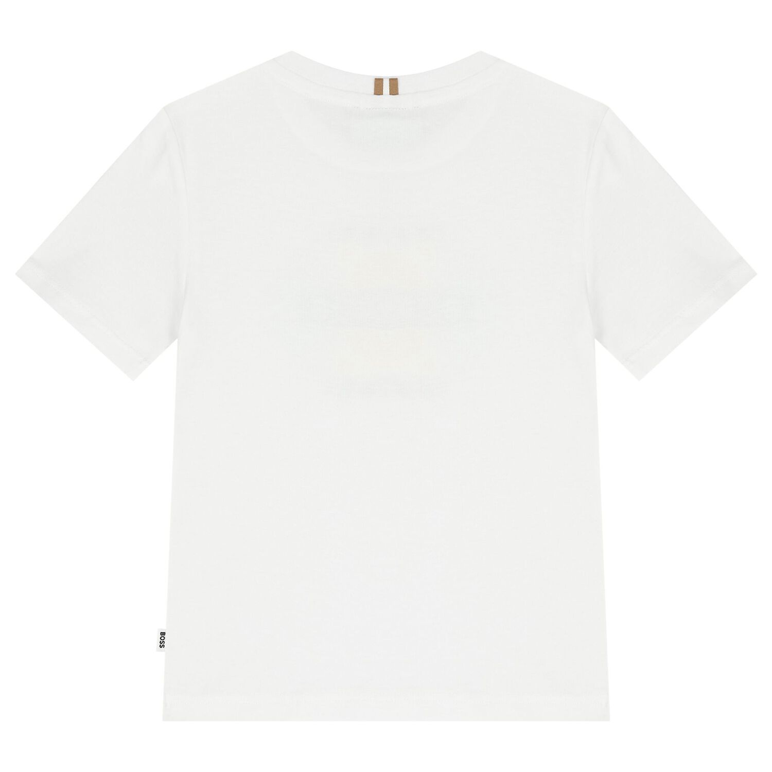 Boys White Logo T-Shirt, 1, hi-res
