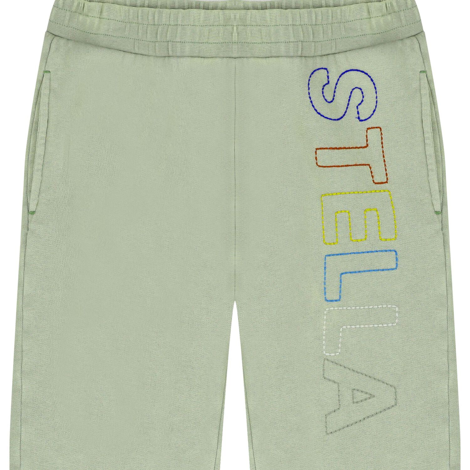 Boys Green Logo Joggers, 1, hi-res