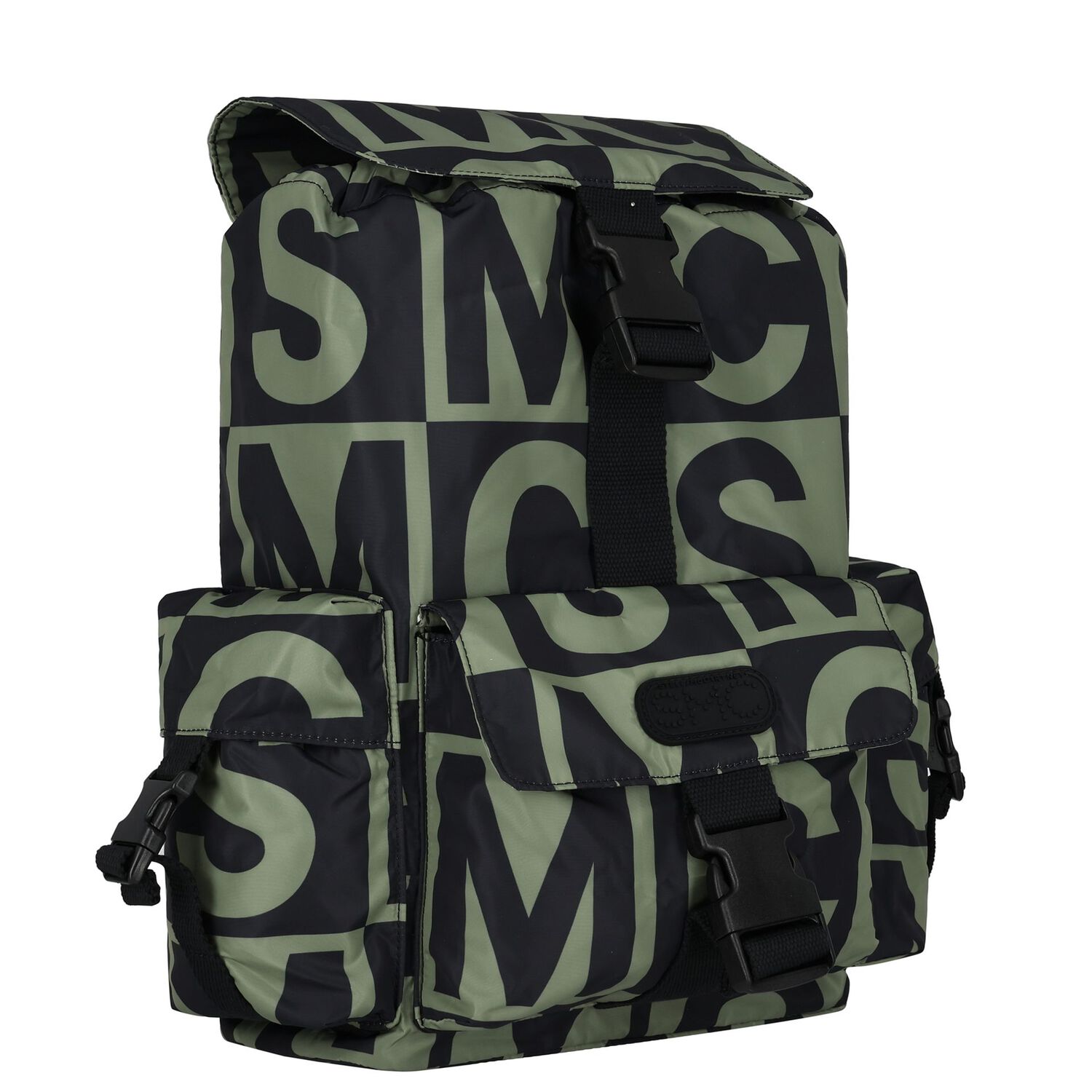 Boys Black & Green Logo Backpack, 1, hi-res image number null