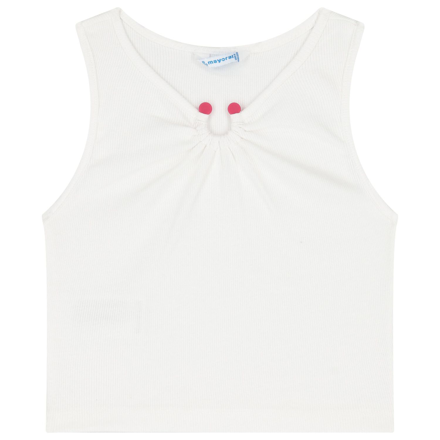 Girls White & Pink Skort Set, 1, hi-res image number null