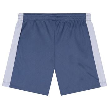 Boys Blue Logo Dri-Fit Shorts