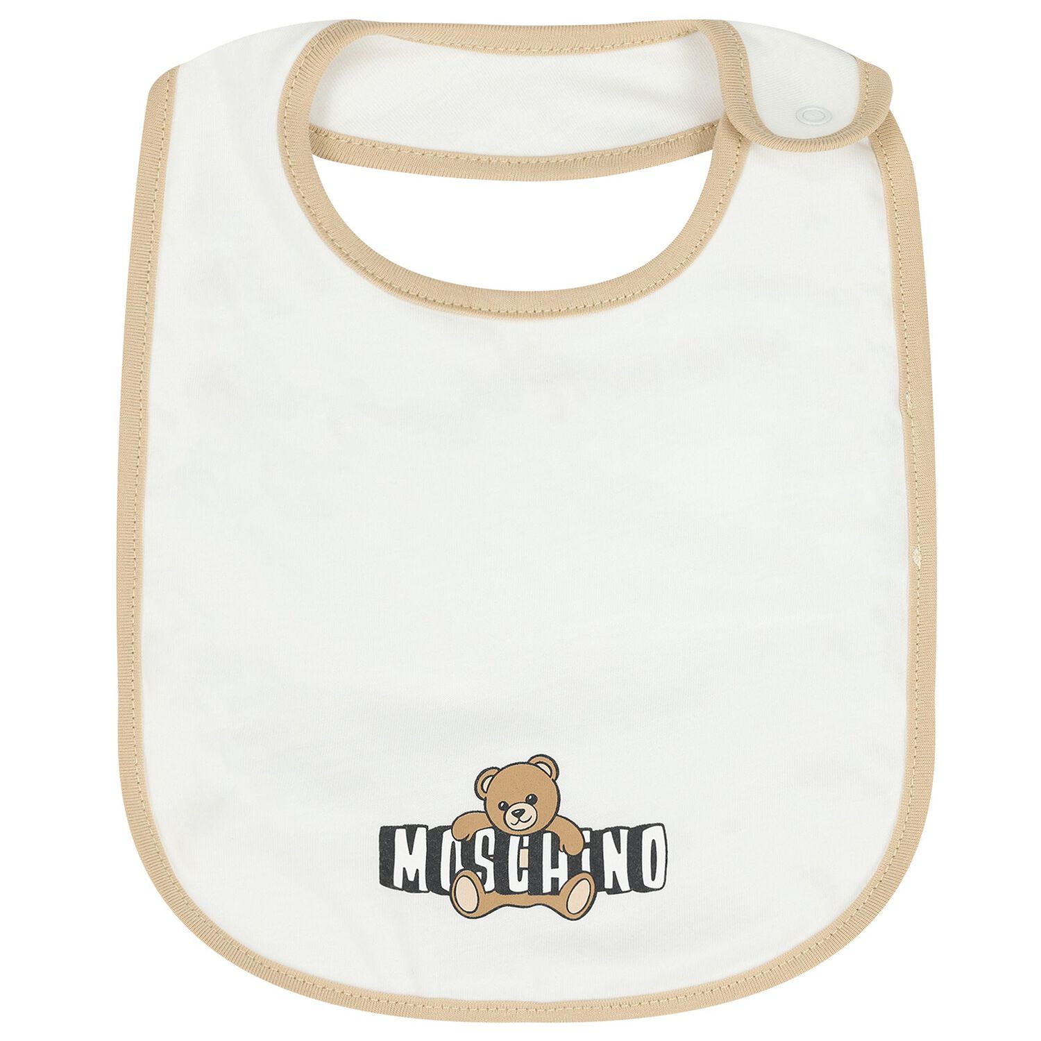 Beige Teddy Bear Logo Babygrow Gift Set, 2, hi-res