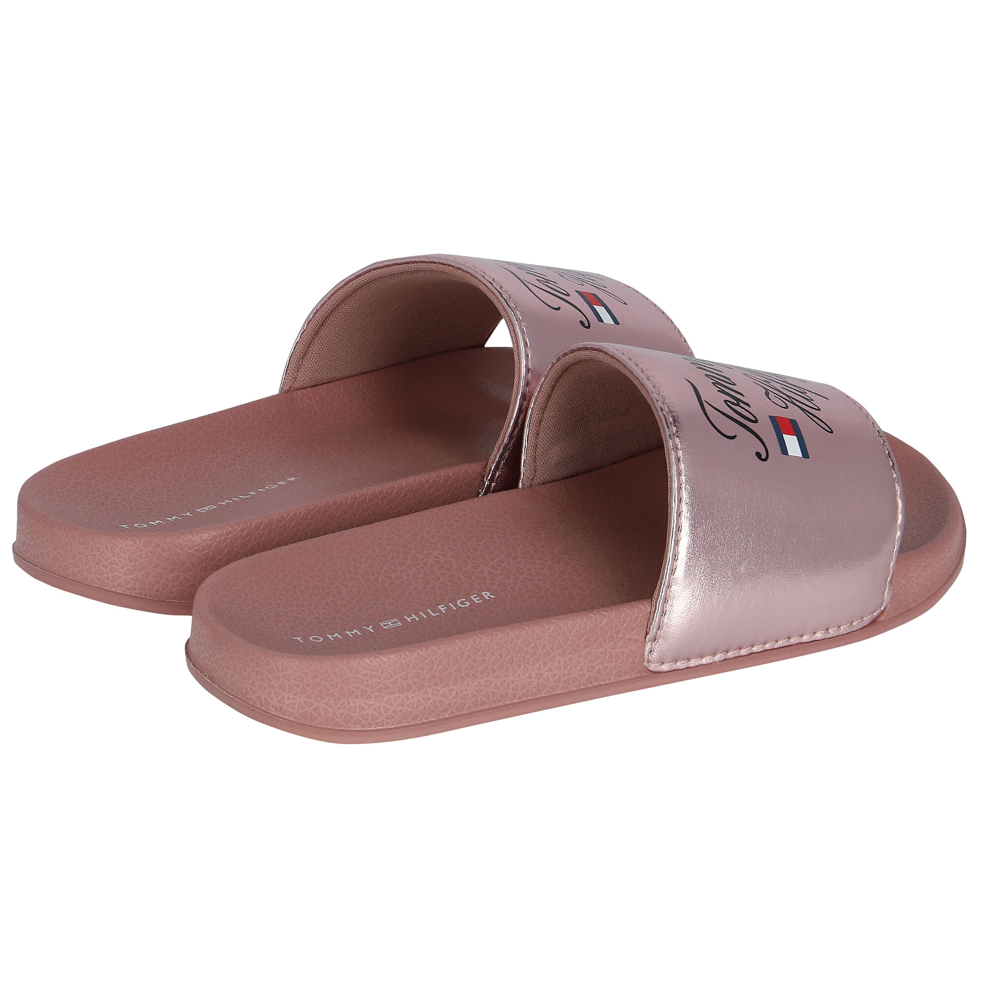 Tommy hilfiger slides for girls clearance