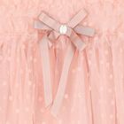 Younger Girls Pink Tulle Dress, 1, hi-res