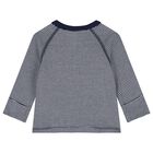 Baby Boys Ivory & Navy Blue Babygrow Gift Set, 1, hi-res