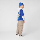 Boys Blue Popcorn Logo T-Shirt, 1, hi-res