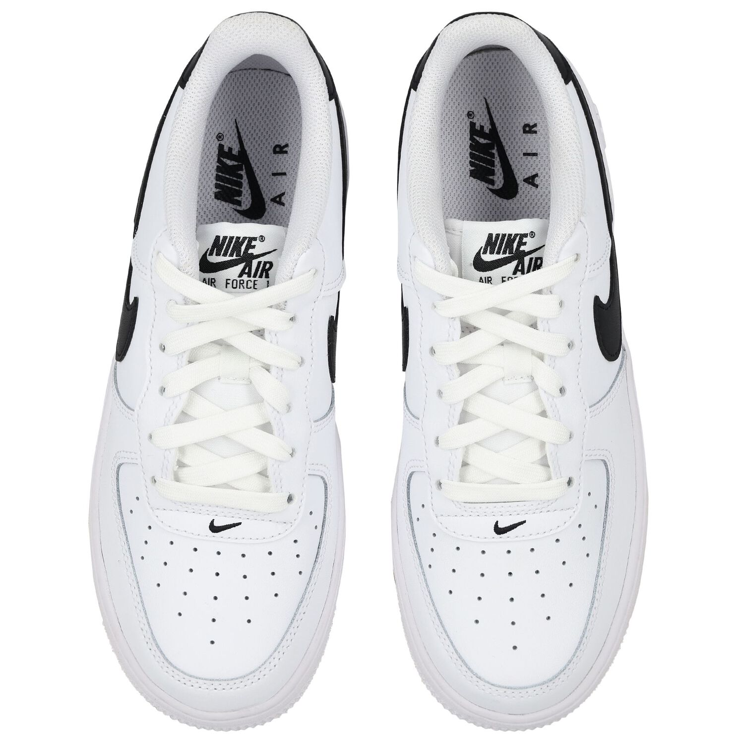 White & Black Air Force 1 Trainers, 1, hi-res image number null