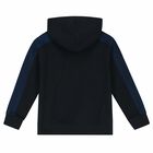 Boys Navy Blue Hooded Top, 1, hi-res