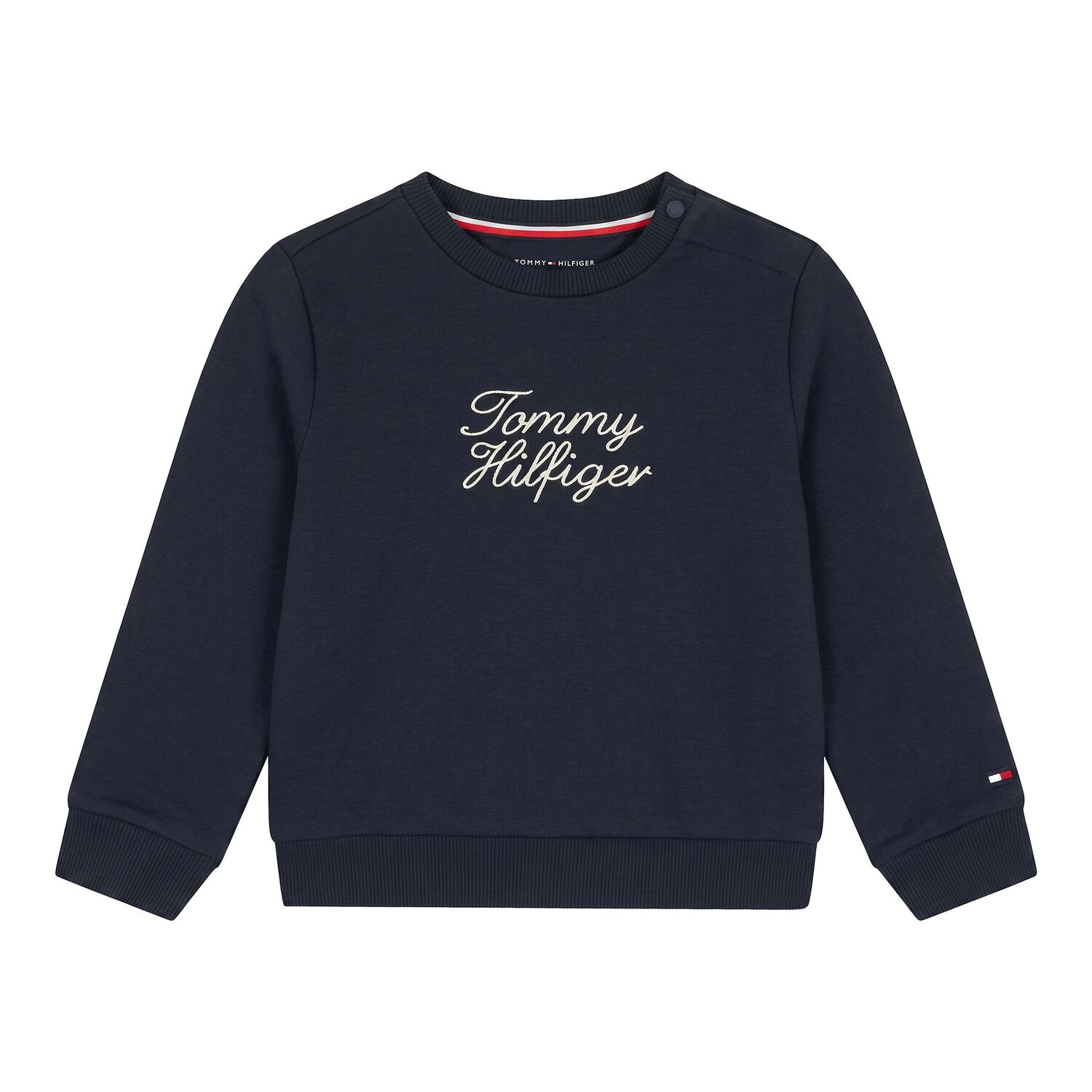 Baby Boys Navy Blue Logo Tracksuit , 1, hi-res