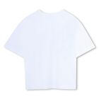 Boys White Logo T-Shirt, 1, hi-res