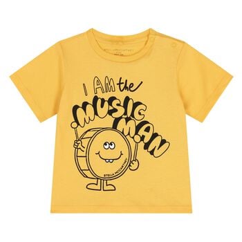 Younger Boys Yellow Music Man T-Shirt