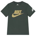 Boys Green Logo T-Shirt, 5, hi-res
