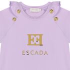 Girls Purple Logo Dress, 1, hi-res