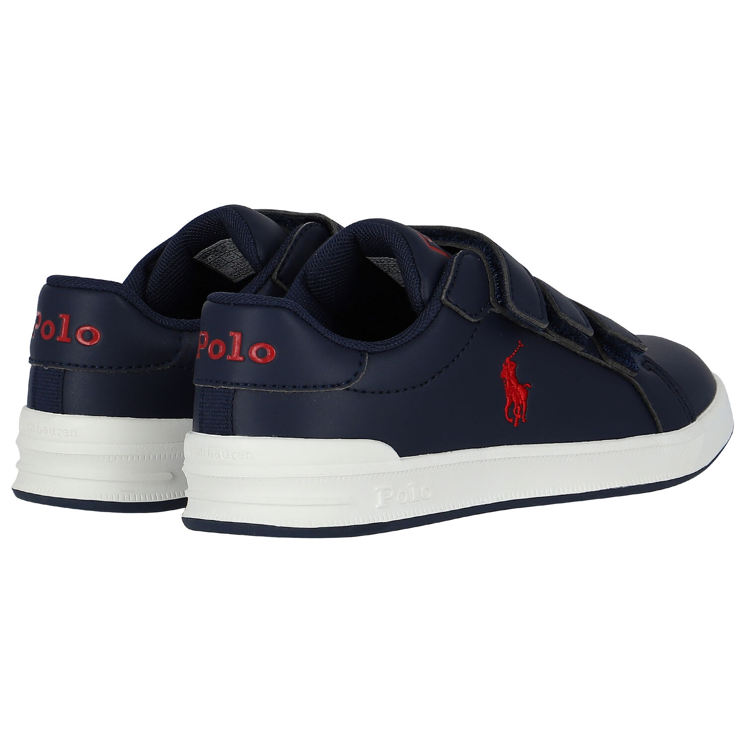 Boys Navy Blue Logo Trainers, 1, hi-res image number null