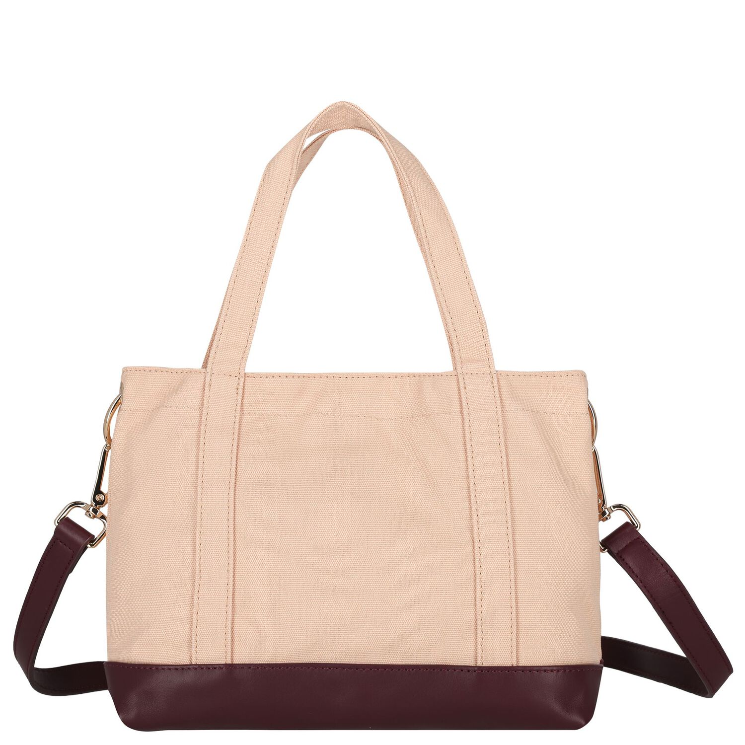 Girls Beige Horse Medal Handbag ( 20cm ), 1, hi-res