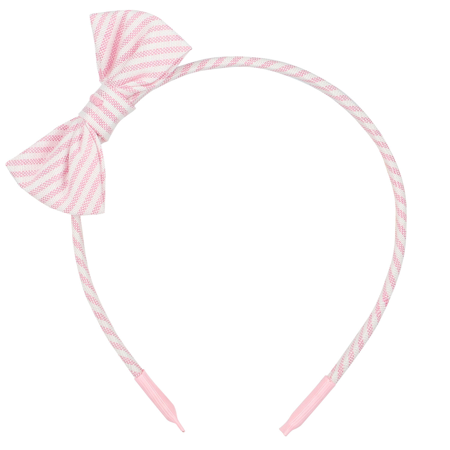 Girls Pink & White Striped Headband ( 3-Pack ), 1, hi-res