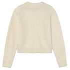 Girls Beige Rhinestone Jumper, 1, hi-res